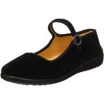 Chaussures d'été noires en velours Pointure 42 look fashion pour femme 