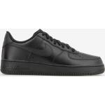 Chaussures Nike Air Force 1 noires en cuir en cuir Pointure 40 pour homme 