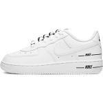 Baskets basses Nike Air Force 1 blanches en cuir synthétique Pointure 28,5 look casual en promo 