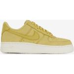 Chaussures Nike Air Force 1 jaunes en cuir en cuir Pointure 36,5 pour femme en promo 