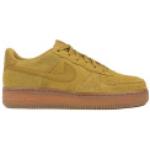 Chaussures Nike Air Force 1 LV8 dorées en daim en daim Pointure 38,5 look fashion 