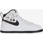 Baskets montantes Nike Air Force 1 blanches Pointure 25 look casual en promo 