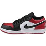 Baskets à lacets Nike Air Jordan 1 rouges Pointure 44 look casual pour homme 