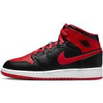 Chaussures de sport Nike Air Jordan 1 Mid rouges Pointure 41 look fashion pour homme 