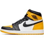 Chaussures de basketball  Nike Air Jordan 1 jaunes Pointure 42 look fashion pour homme 