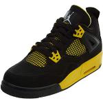 Chaussures de sport Nike Air Jordan 4 Retro grises en caoutchouc à motif loups Pointure 39,5 look fashion pour garçon 