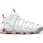 Baskets montantes Nike Air More Uptempo blanches Pointure 44 look casual pour homme en promo 