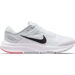 Chaussures de running Nike Zoom Structure blanches pour femme 