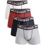 Boxers Airness multicolores en coton en lot de 4 Taille M look casual pour homme 