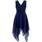 Robes plissées bleu marine en mousseline Taille 12 ans look fashion pour fille de la boutique en ligne Amazon.fr 