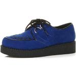 Chaussures oxford Ajvani bleues en daim Pointure 42 look casual pour homme 