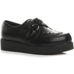 Creepers Ajvani noires look casual pour homme 