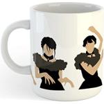 Tasses à café en céramique La Famille Addams Mercredi Addams 350 ml 