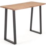 Alaia - Table de bar en bois d'acacia et métal H105 cm