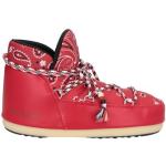 Moon boots rouges en cuir synthétique à lacets Pointure 41 look casual pour homme en promo 