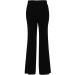 Pantalons de costume Alberto Biani noirs Taille XL W44 coupe bootcut pour femme 