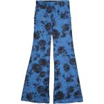 Pantalons en soie Alberto Biani bleus à fleurs à motif fleurs Taille XL W42 pour femme 