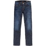 Jeans slim Alberto bleu nuit en coton stretch W35 look fashion pour homme 