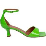 Sandales à talons Aldo Castagna vertes en cuir verni Pointure 41 avec un talon entre 5 et 7cm pour femme 