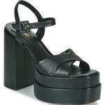 Sandales Aldo noires en cuir en cuir Pointure 40 pour femme en promo 
