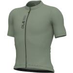 Maillots de cyclisme vert olive en polyamide Taille XL look color block 