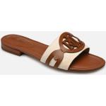 Sandales de créateur Ralph Lauren marron en cuir en cuir Pointure 36 pour femme 