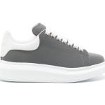 Chaussures de créateur Alexander McQueen grises en cuir à bouts ronds Pointure 41 pour femme 