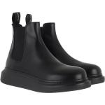 Alexander McQueen Bottes & Bottines, Chelsea Boots Leather en noir - pour dames