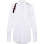 Alexander McQueen chemise à détail de bride - Blanc