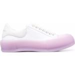 Chaussures de créateur Alexander McQueen blanches en caoutchouc en cuir à bouts ronds Pointure 41 pour femme 