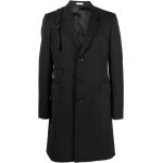 Manteaux en laine de créateur Alexander McQueen noirs à manches longues Taille 3 XL pour homme 