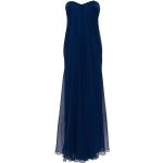 Robes de soirée bustiers de créateur Alexander McQueen bleus saphir longues Taille XL pour femme 