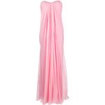 Robes longues bustier de soirée de créateur Alexander McQueen rose bonbon sans manches Taille XL pour femme 