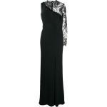 Alexander McQueen robe longue à design asymétrique - Noir