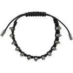 Bracelets de créateur Alexander McQueen noirs en laiton pour homme 
