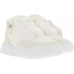 Baskets à lacets de créateur Alexander McQueen Oversize-Sneaker blanches en tissu look casual pour femme en promo 