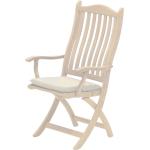 Galettes de chaise Alexander Rose blanches en polyester 40x40 cm pour bébé 