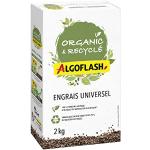 ALGOFLASH Organic & Recyclé Engrais Granulés Universel 2 kg, 100% d'Origine Végétale, UAB, AUNIRECY2