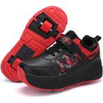Chaussures de sport rouges respirantes Pointure 37 look fashion pour enfant 