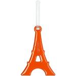 ALIFE Porte adresse pour bagage Tour- Eiffel - Orange
