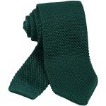Cravates de mariage vert foncé en microfibre lavable à la main Tailles uniques look fashion pour homme 