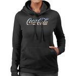 Sweats noirs Coca Cola à capuche Taille L look fashion pour femme 