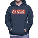 Sweats bleu marine Coca Cola à capuche Taille L look fashion pour homme 
