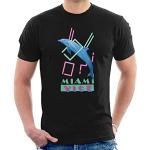 All+Every Miami Vice Dolphin Jump Men's T-Shirt