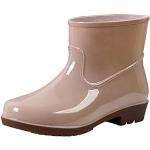 Desert boots kaki en caoutchouc à paillettes étanches pour pieds larges à lacets Pointure 39 look militaire pour homme 