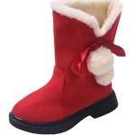 Chaussures rouges en toile à roulettes thermiques Pointure 26 look fashion pour fille 