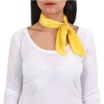 Foulards en soie Allée du foulard jaunes pour femme 