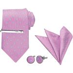 Pinces cravates de mariage Allegra K violet clair à pois Tailles uniques look fashion pour homme 