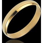 Alliances de mariage Edenly jaunes en or jaune 18 carats pour femme en solde 