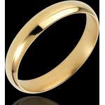 Alliances de mariage Edenly jaunes en or jaune 18 carats classiques pour femme en promo 